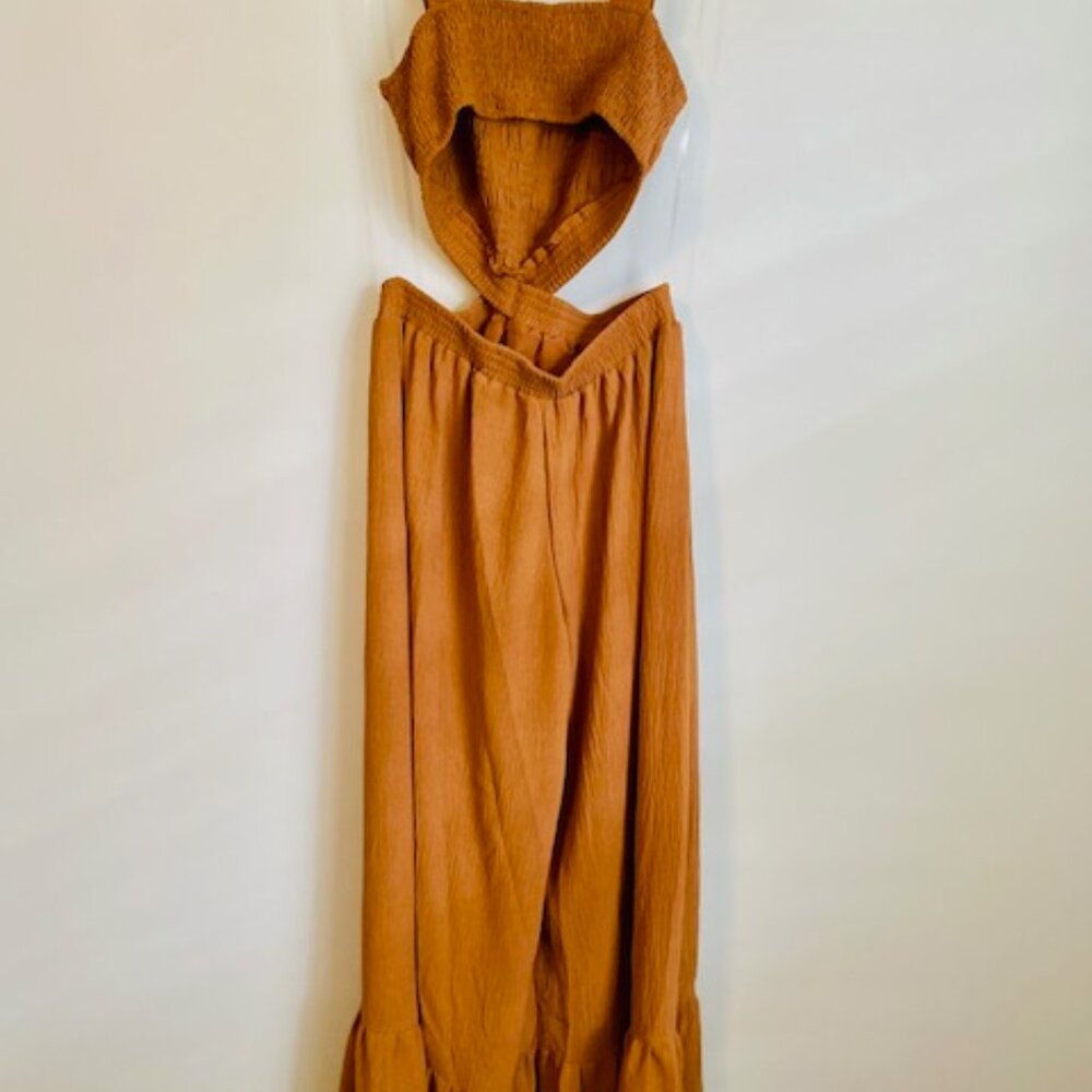 Illa Illa Cut Out Ginger Jumper Wide Legs